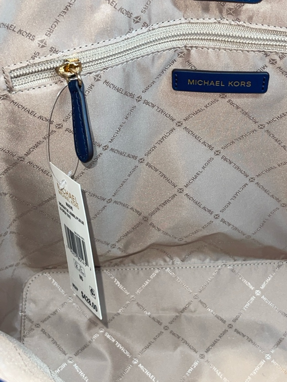MICHAEL KORS MAEVE LARGE LOGO TOTE BAG - Picture 10 of 10
